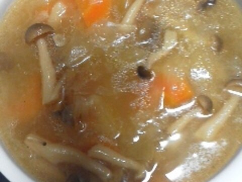 圧力鍋で作る豚骨野菜スープ